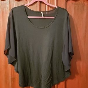 Dolman short sleeved top